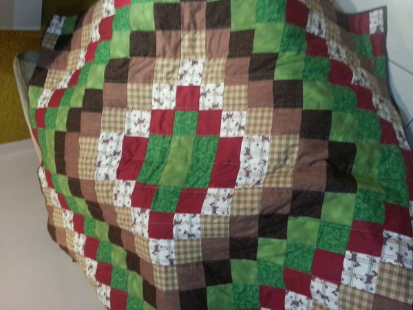 Manta em Patchwork